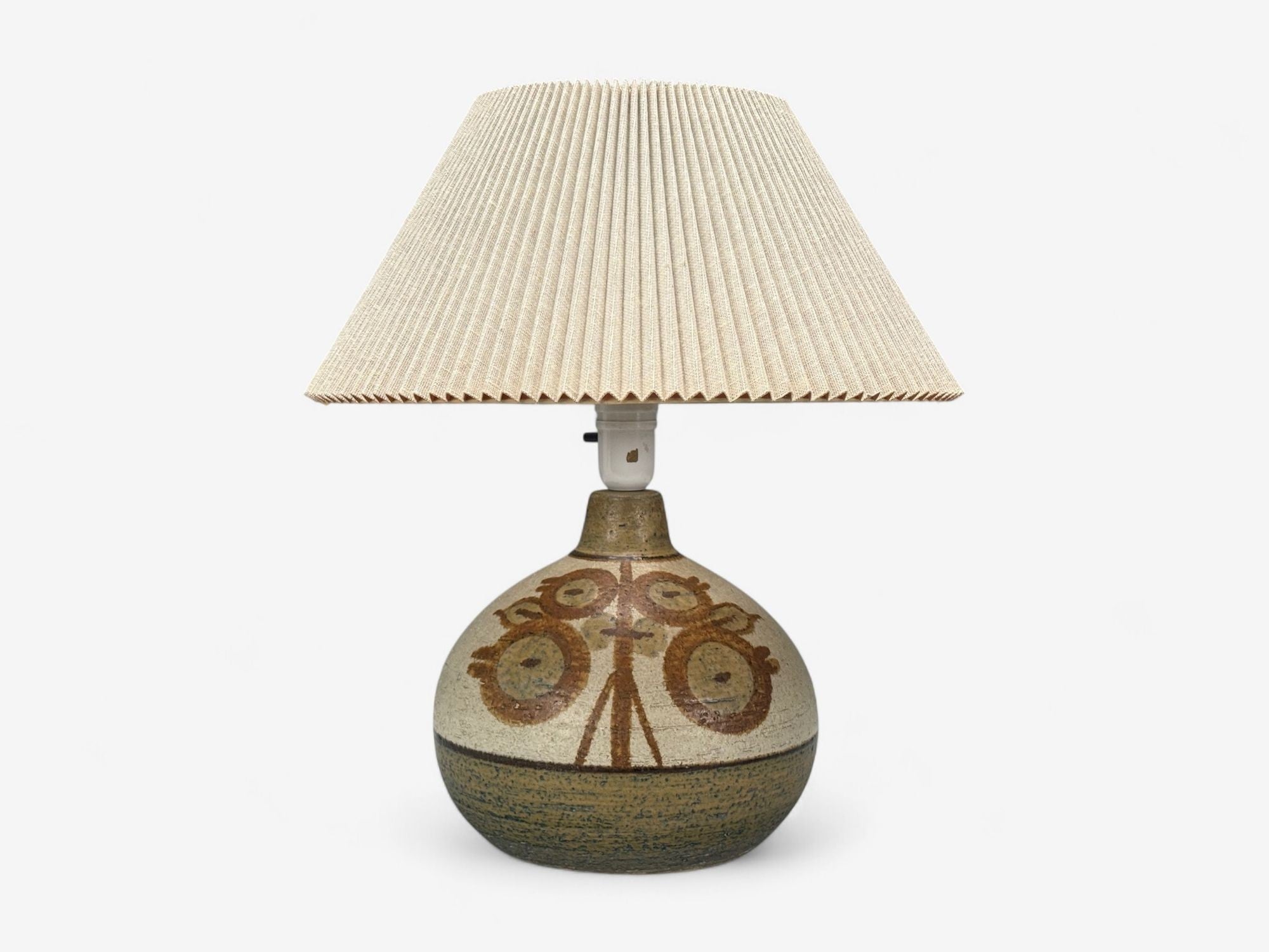 Søholm Stentøj, Danish Modern, Stoneware, Table Lamp, Denmark, 1970s