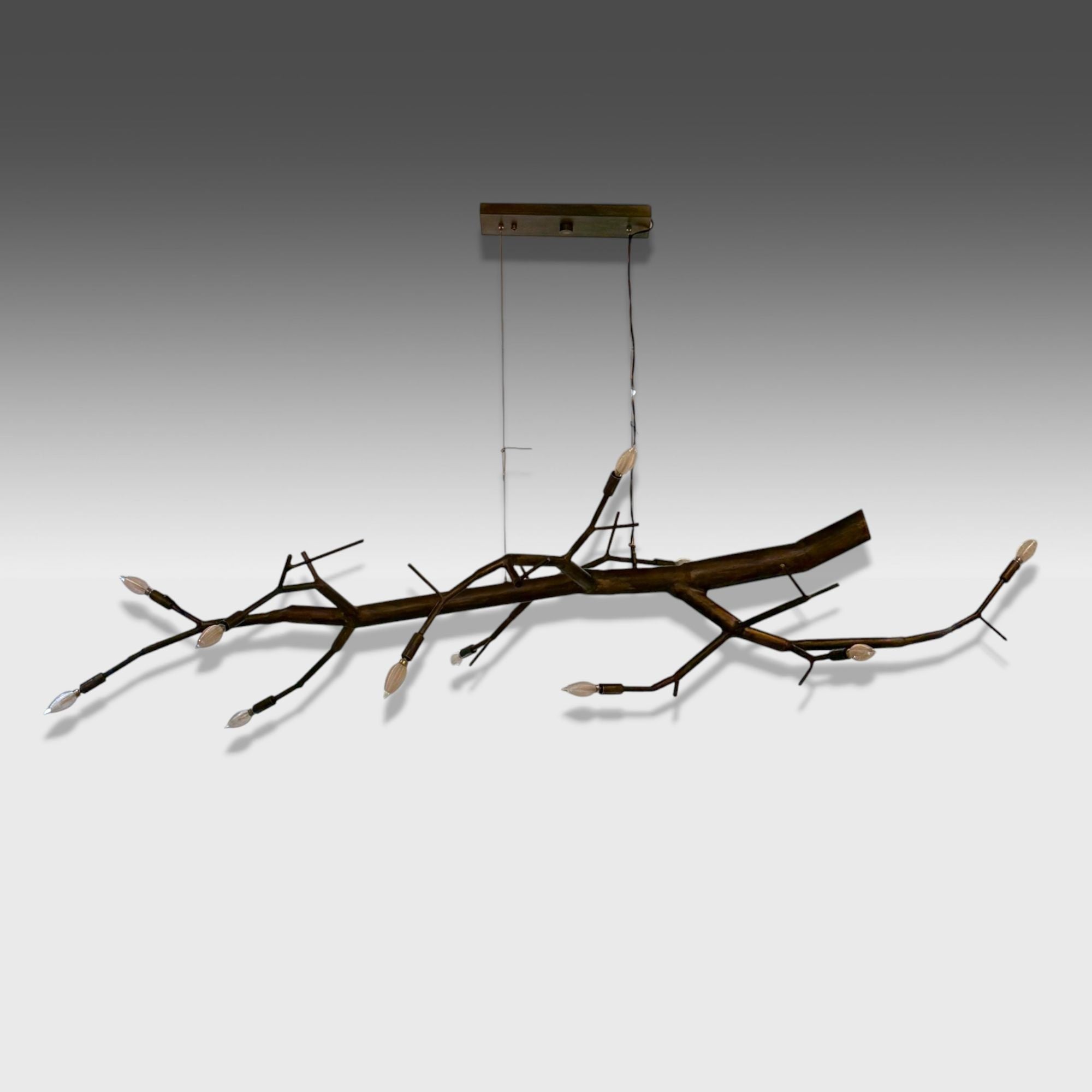 Christopher Poehlmann, Contemporary, Massive Modern Sculptural Branch Chandelier