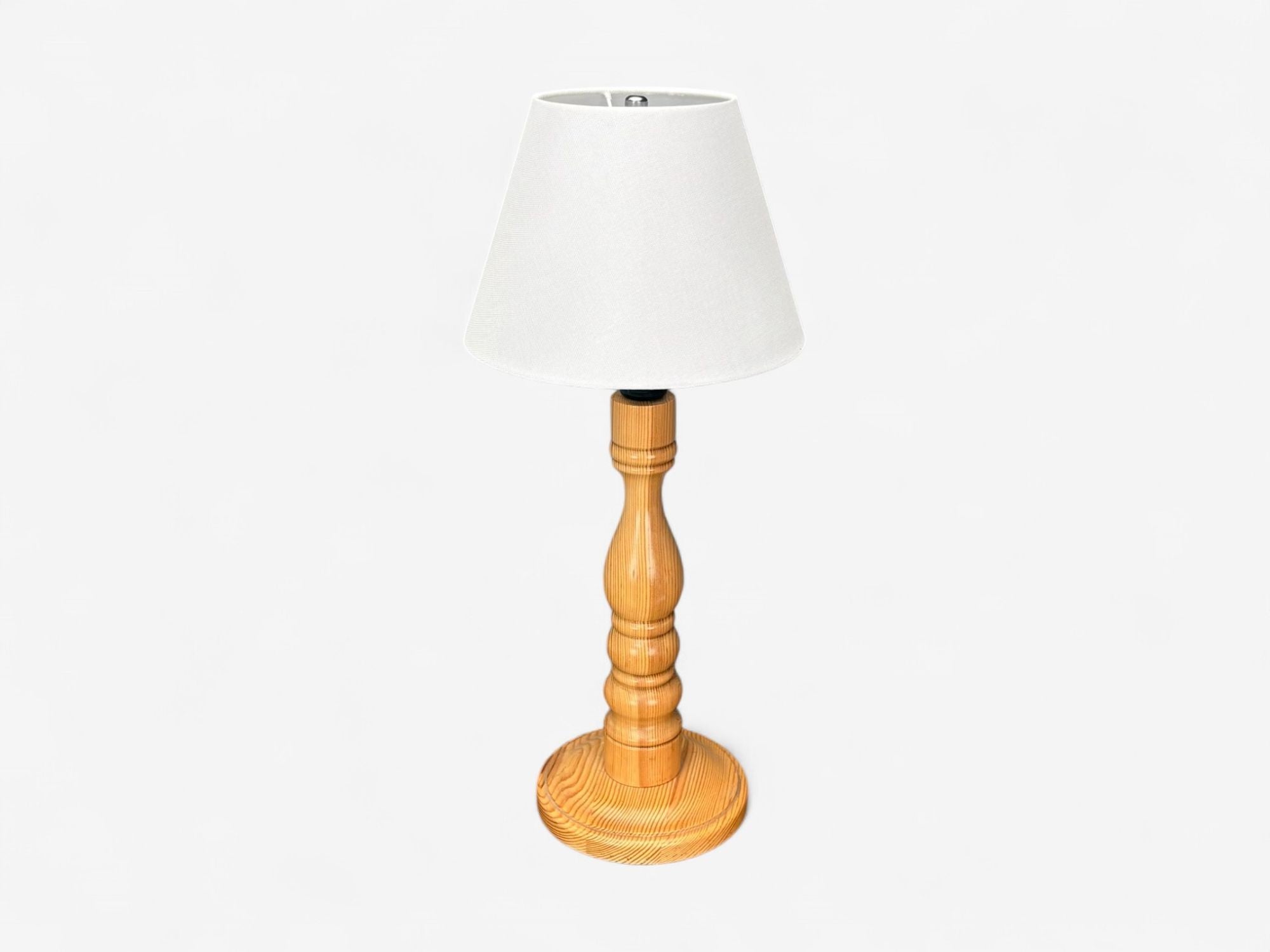 Swedish Modern, Pine, Table Lamp, Sweden, 1960s