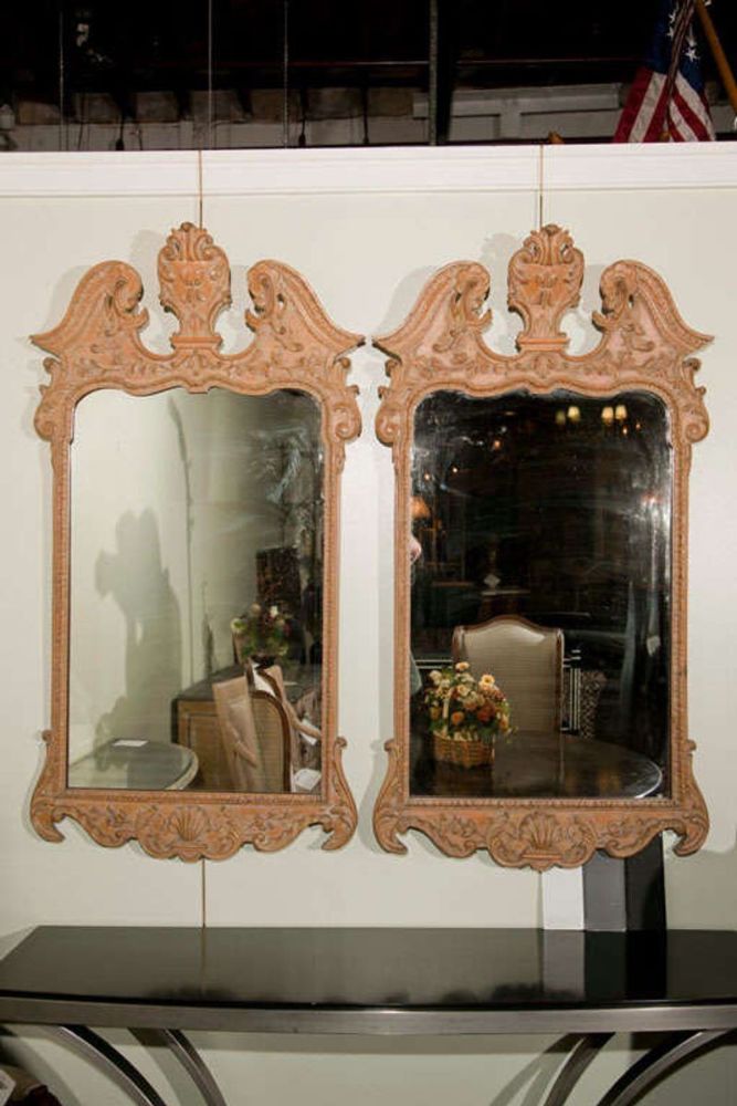 Pair of French Empire Style Mirrors