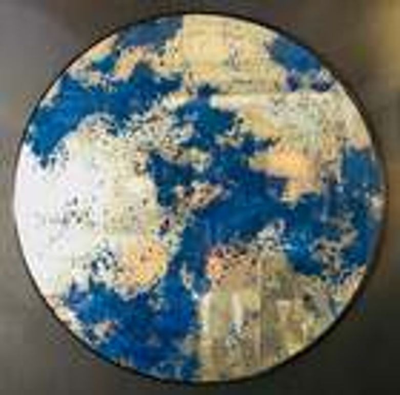 Art Deco Wall or Console Mirror, Table Top