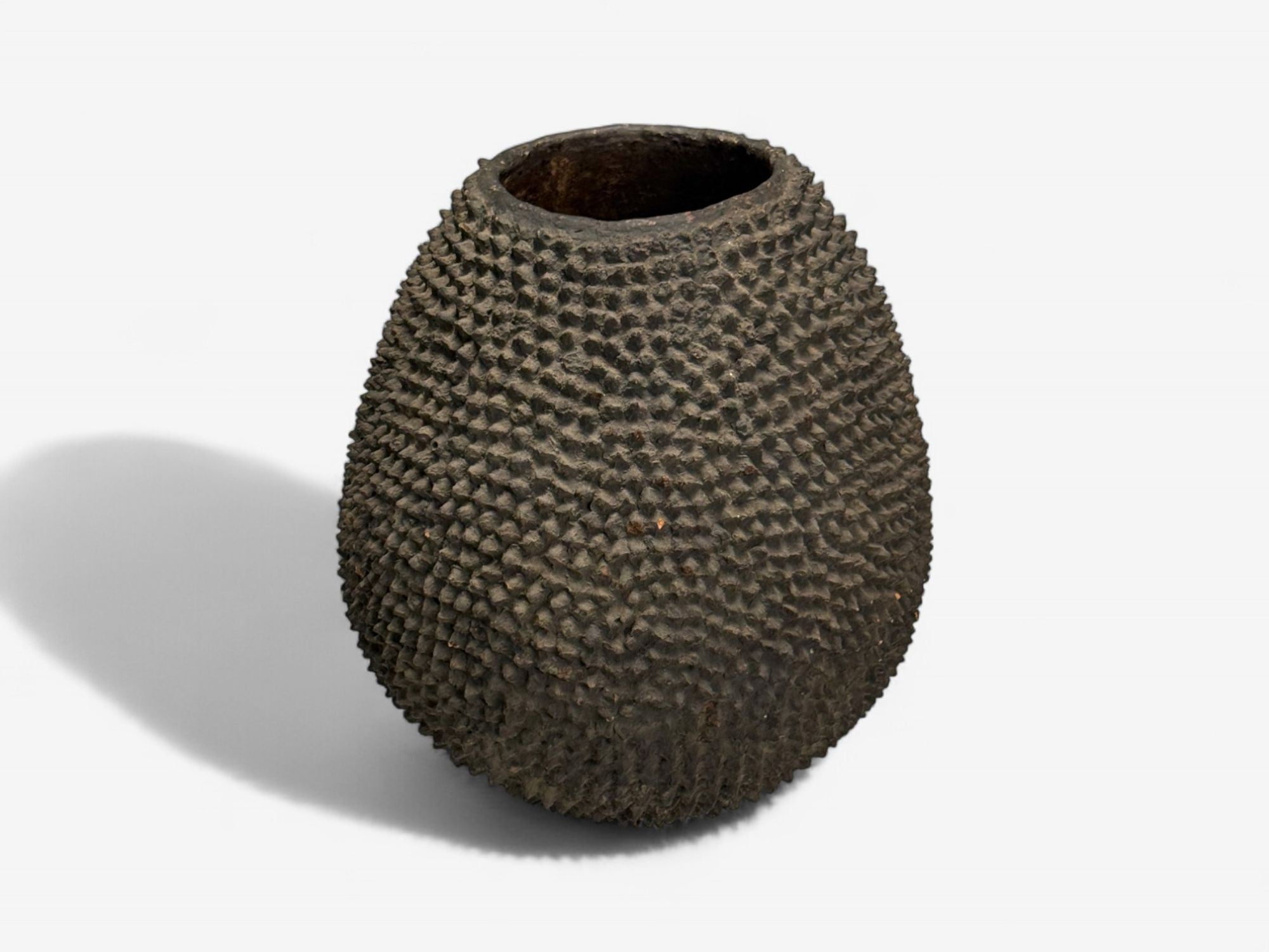 Modernist, Lobi Terracotta Floor Pot, Africa, 20th C.