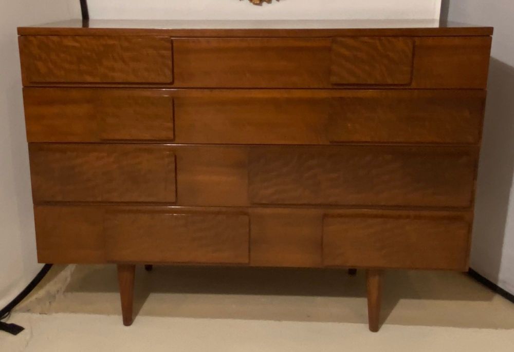 Gio Ponti Four-Drawer Dresser Chest with M. Singer and Sons Label