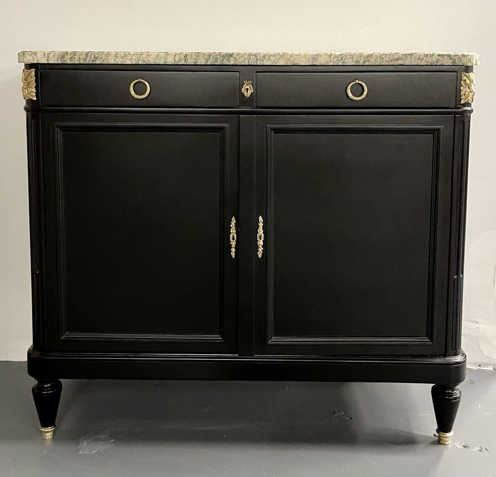 Hollywood Regency Style Commode, Chest, or High Board, Louis XVI, Bronze, French