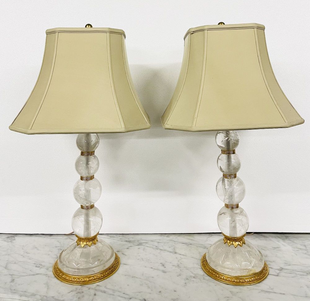 Rock crystal table lamp discount