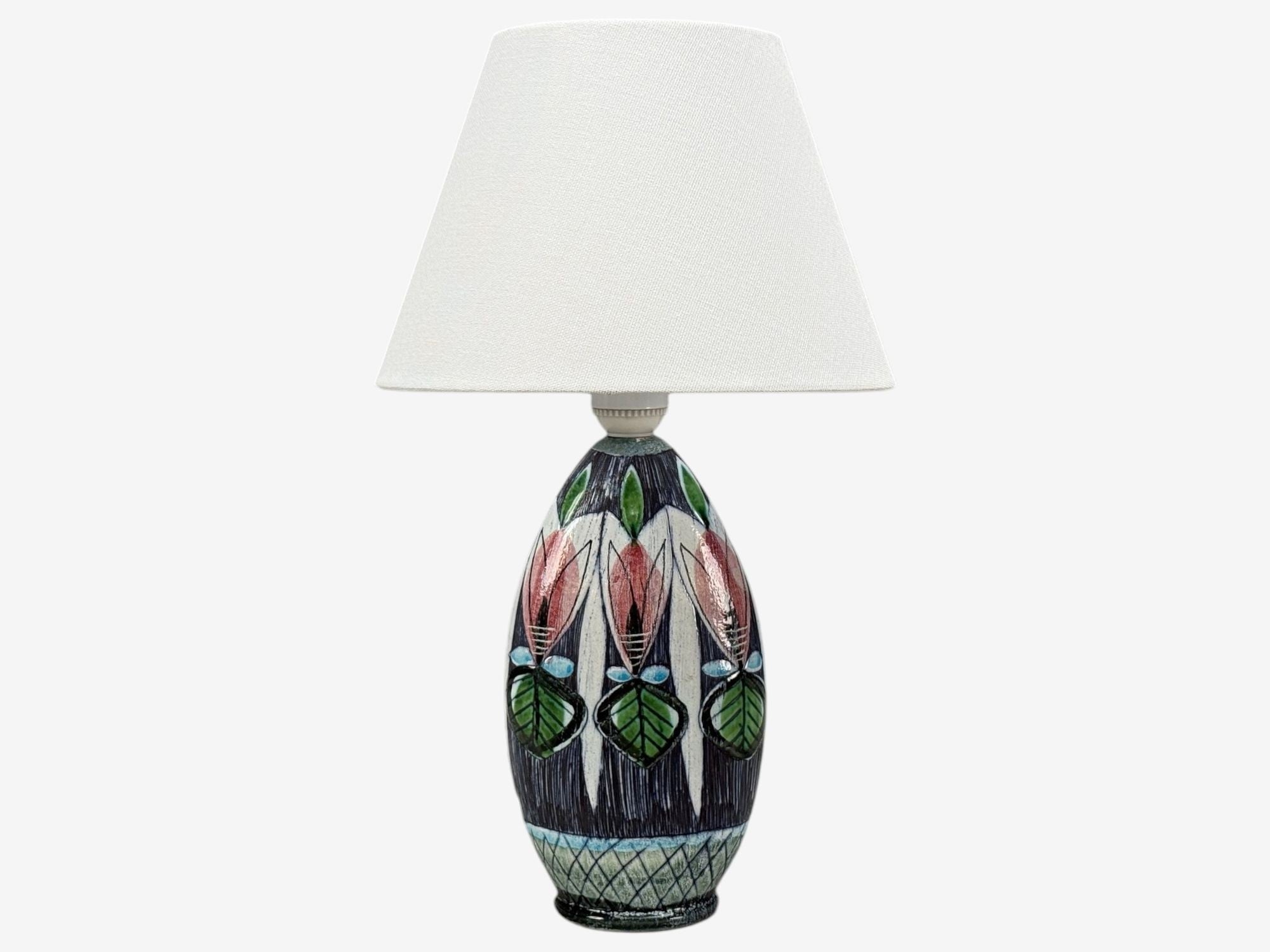 Tilgmans Keramik, Swedish Modern, Ceramic, Table Lamp, Sweden, 1960s