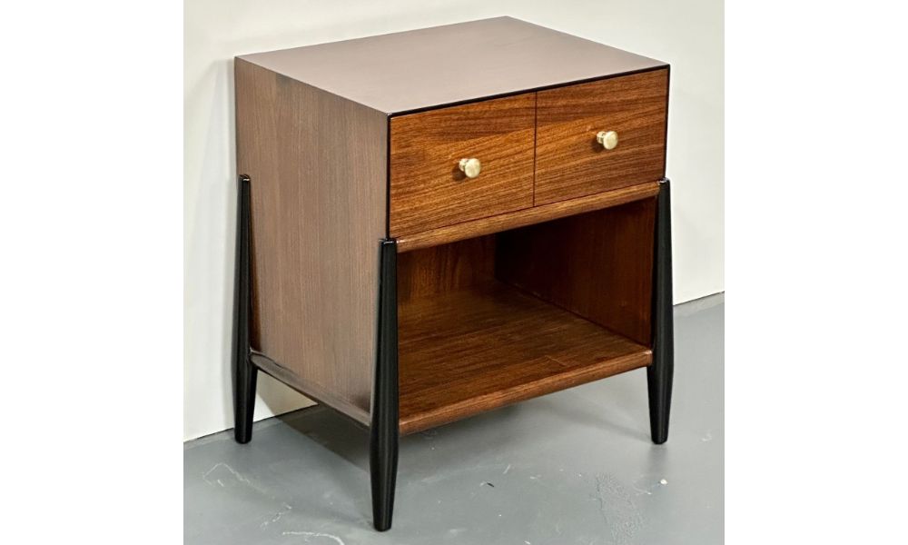 Mid Century Modern Nightstand, End Table, West Michigan Furniture Co Frank Metz