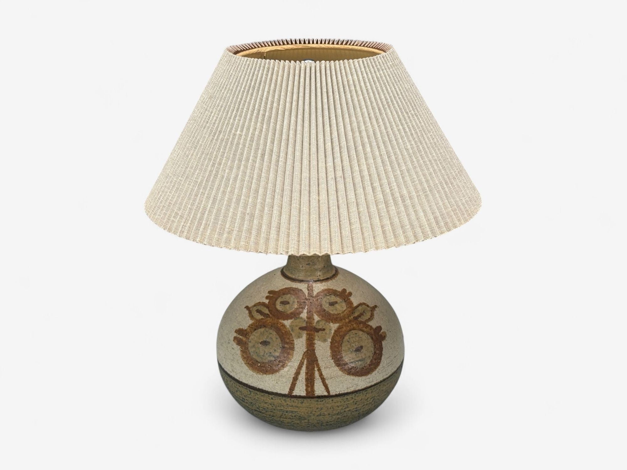 Søholm Stentøj, Danish Modern, Stoneware, Table Lamp, Denmark, 1970s