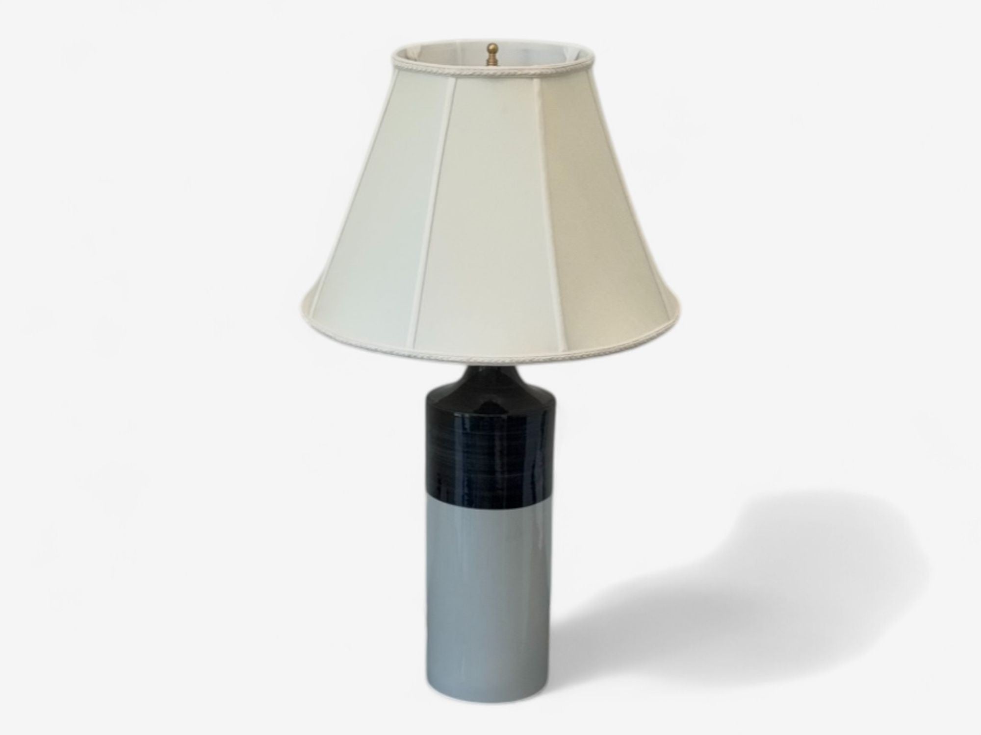 Gunvor Olin-Grönqvist, Glazed Ceramic, Large Table Lamp, Finland, 1960s