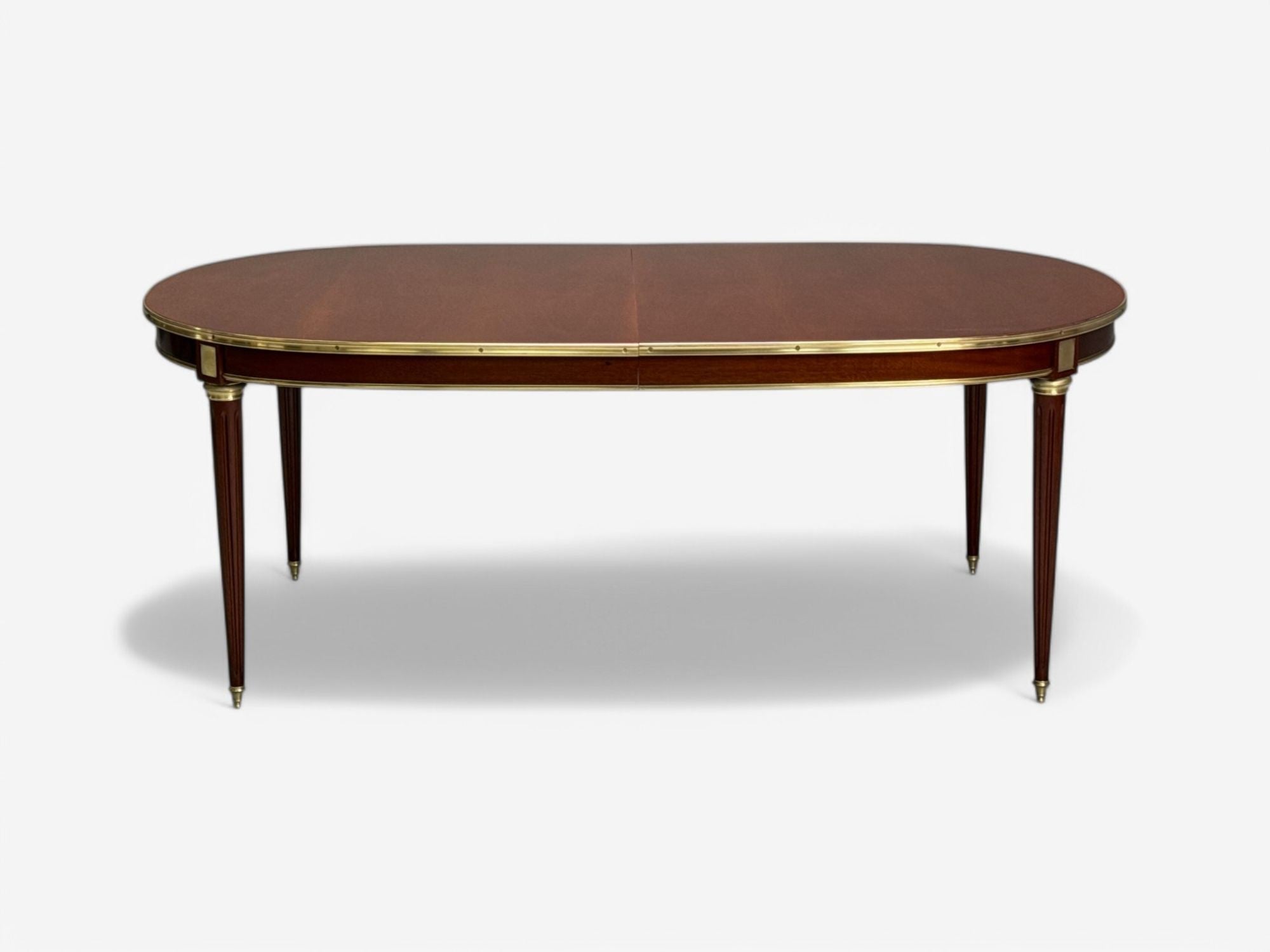 Maison Jansen, Louis XVI Style, Mahogany, Bronze, Dining Table, France, 1920s