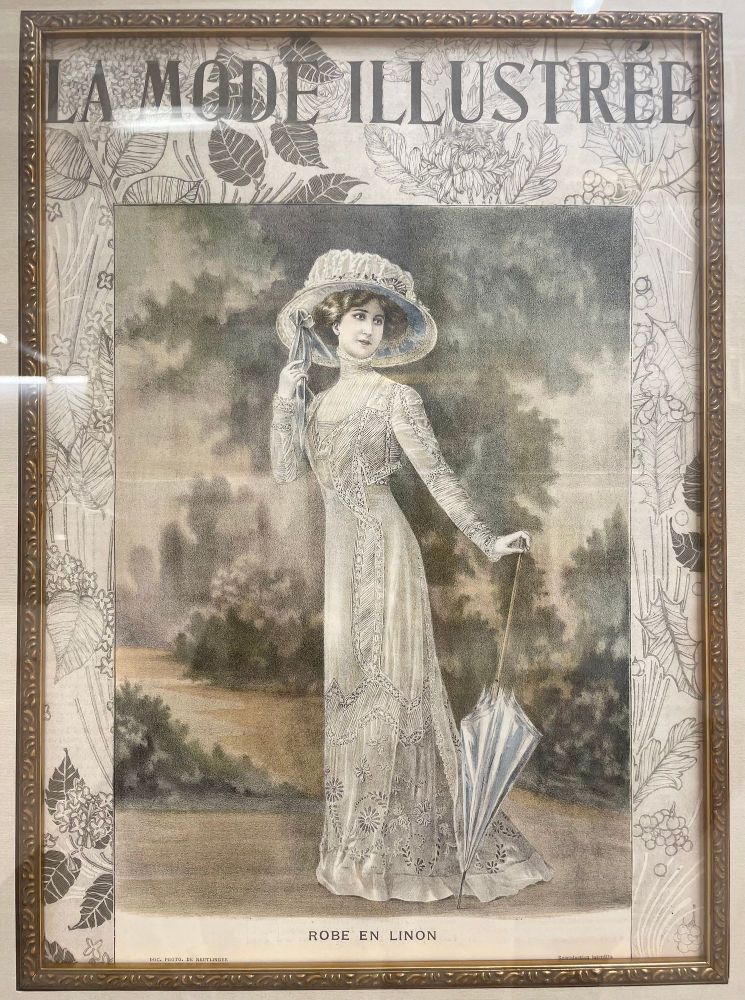 La Mode Illustree Print Nicely Framed and Matted