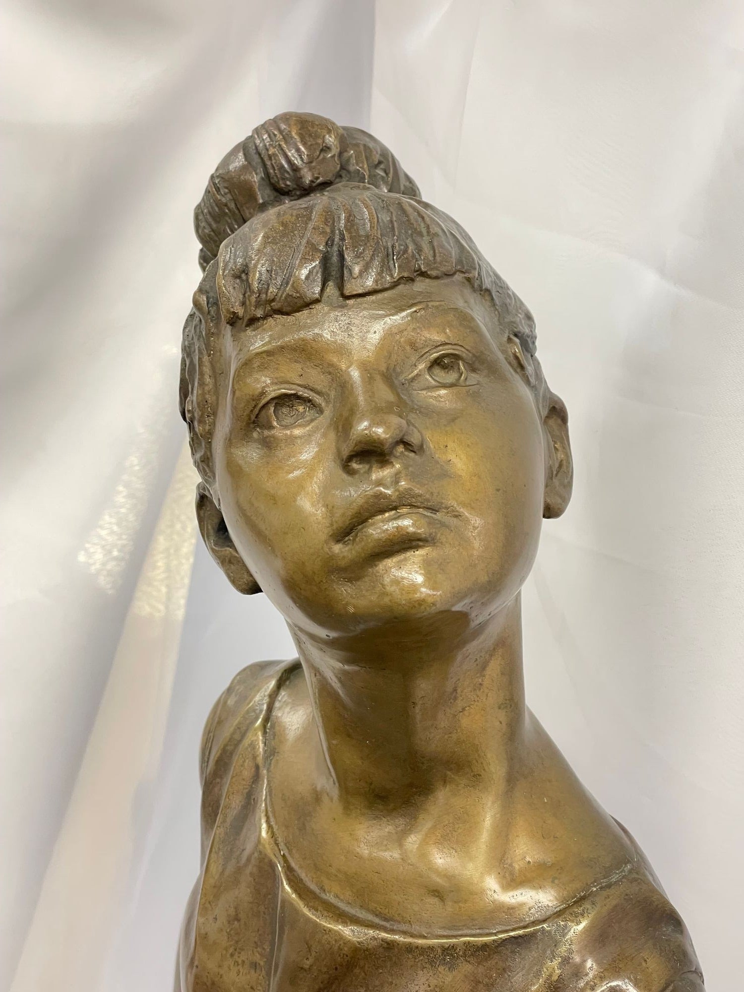 A Signed Bronze Ballerina by Italian Sculptor Sergio Benvenuto, Italy, 1950s