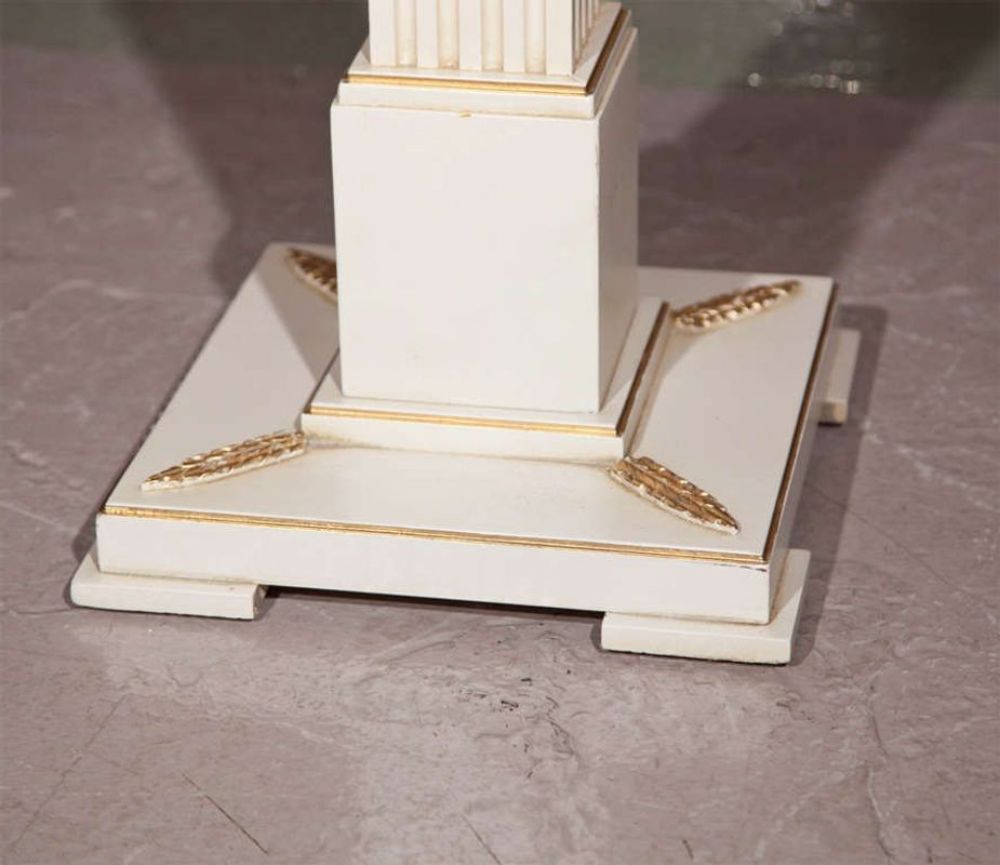 Square Grosfeld House Painted End / Side Table, American, Paint, Gilt, 1950s