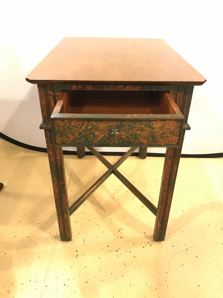 Chinoiserie Decorated End Table by South Hampton Furniture