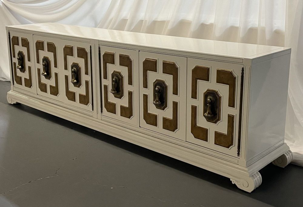 Mastercraft Mid Century Modern Sideboard, Double Chest, Palatial