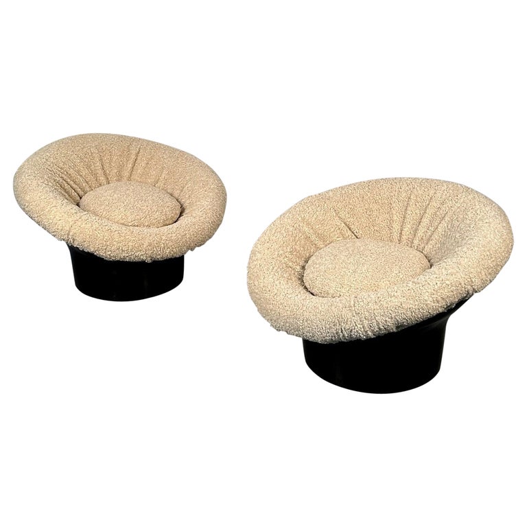 Pair of Mid-Century Lacquer Lounge Chairs, Lennart Bender, Space Age Modern