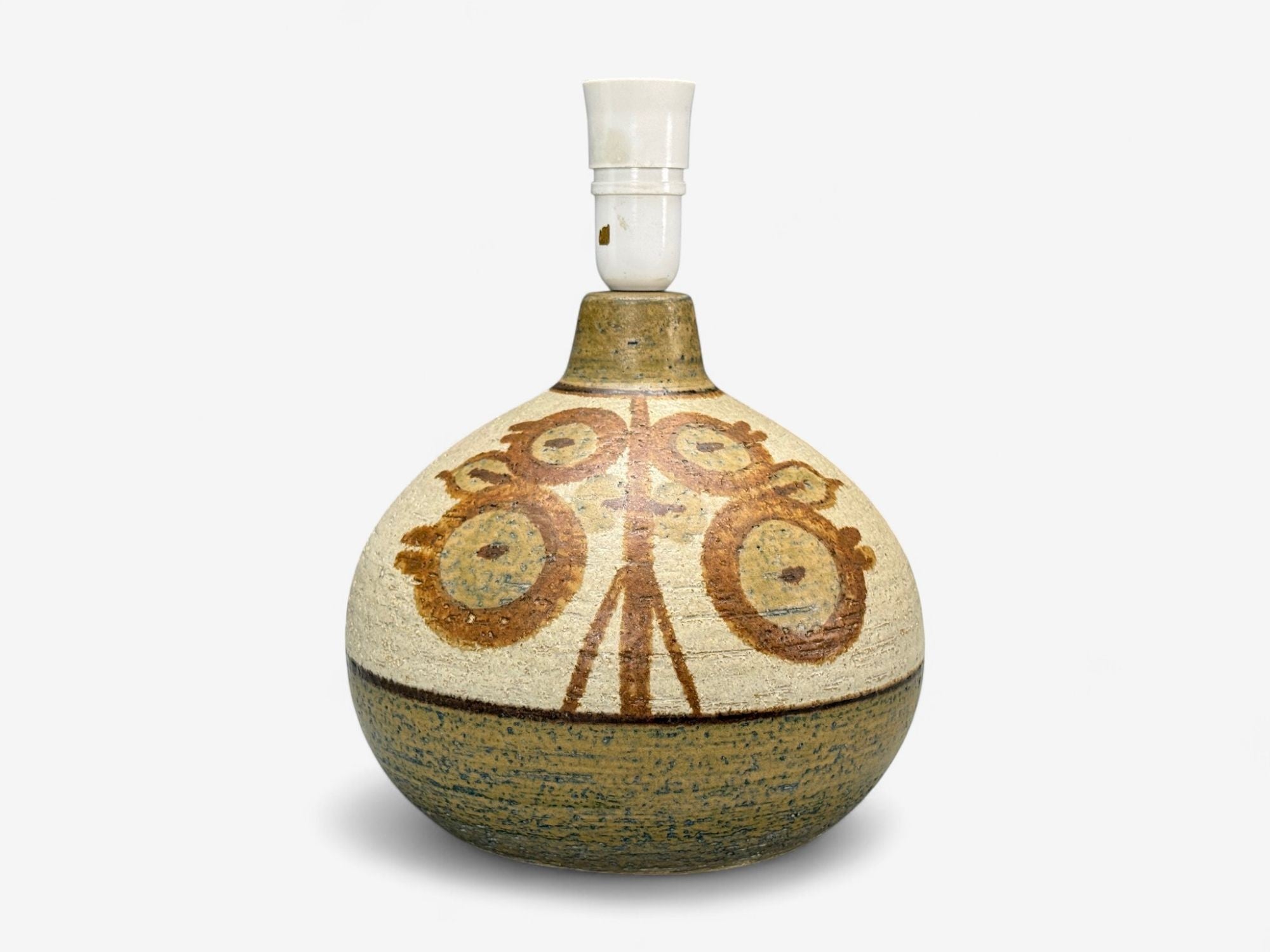 Søholm Stentøj, Danish Modern, Stoneware, Table Lamp, Denmark, 1970s