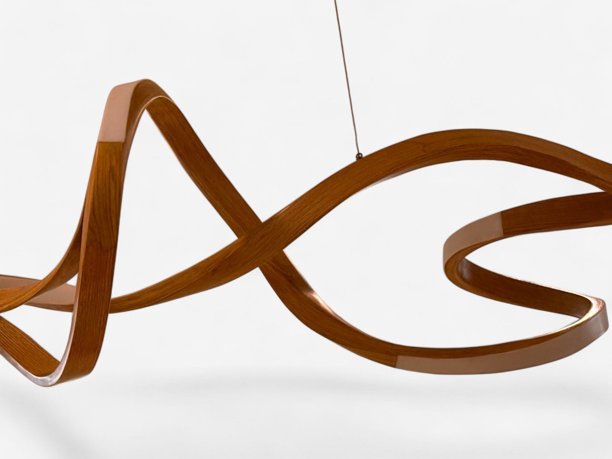 Raka Studio, Contemporary, Organic Modern Chandelier, Bentwood, LED, 21st C.