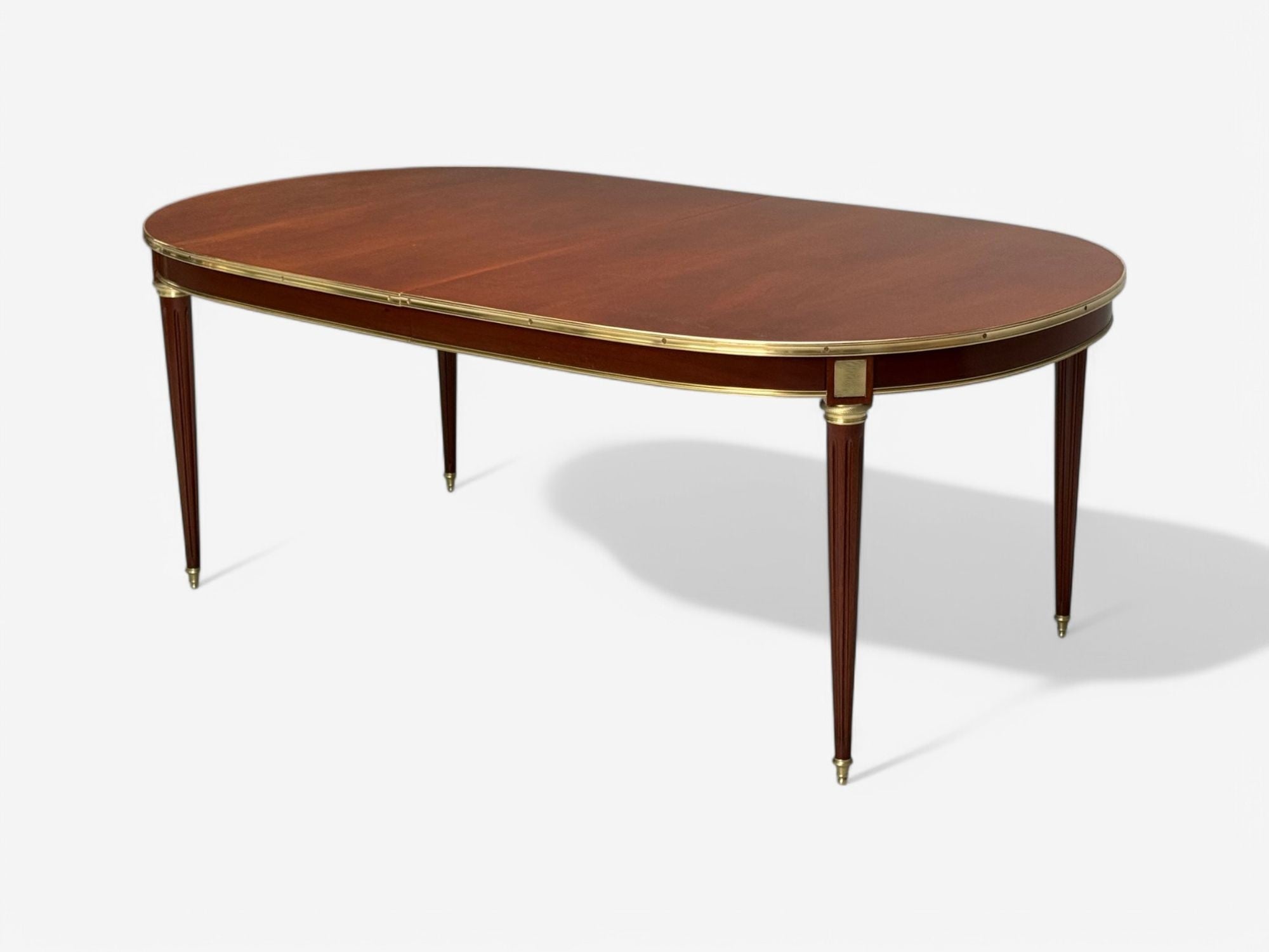 Maison Jansen, Louis XVI Style, Mahogany, Bronze, Dining Table, France, 1920s