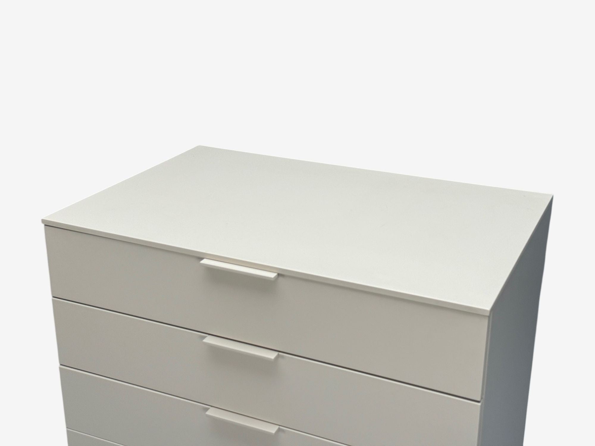 Guilio Cappelini, Cream Matte Lacquer, Highboy, Italy, 2010s
