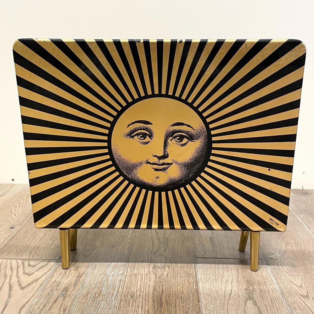 Piero Fornasetti, Mid Century Modern, Magazine Rack, Lacquer, Metal, Italy 1960s