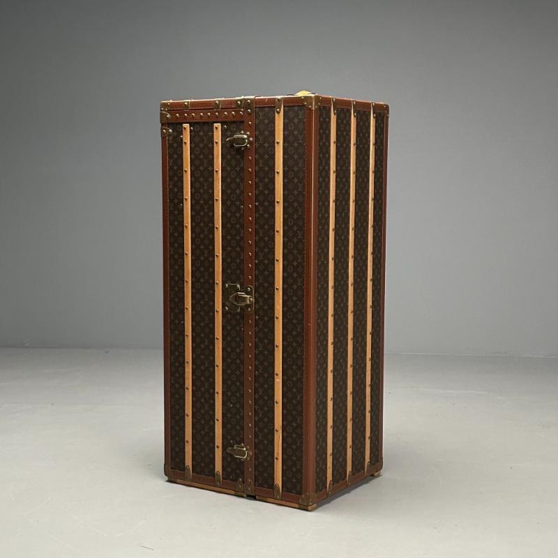 Louis Vuitton, Large Steamer Trunk, Monogram Canvas, Leather, Special Order