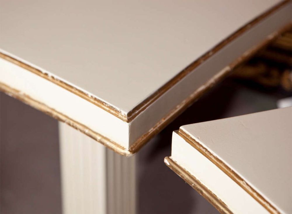 Square Grosfeld House Painted End / Side Table, American, Paint, Gilt, 1950s