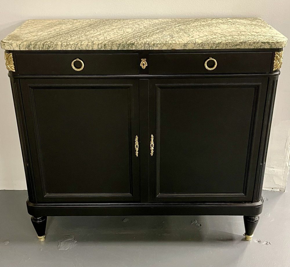 Hollywood Regency Style Commode, Chest, or High Board, Louis XVI, Bronze, French