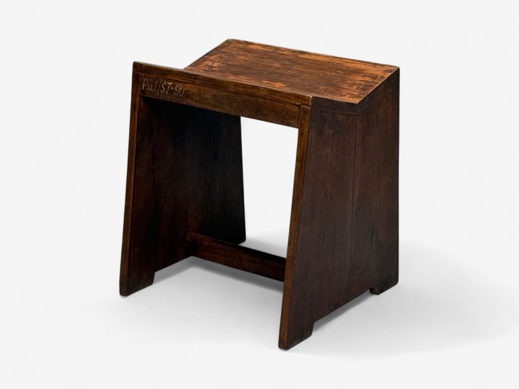 Pierre Jeanneret, French Mid-Century Modern, Sewing Stools, Chandigarh, 1960s