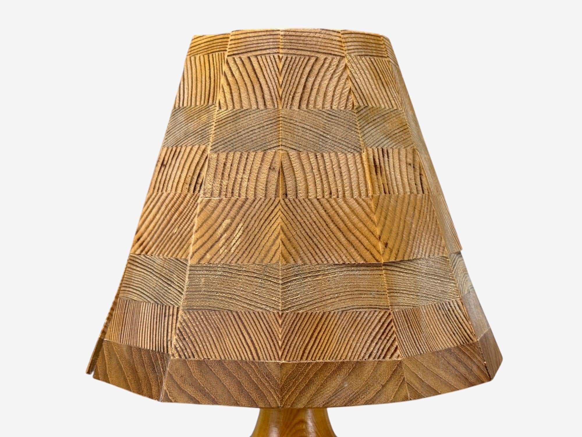 Swedish Modern, Pine, Table Lamp, Sweden, 1960s