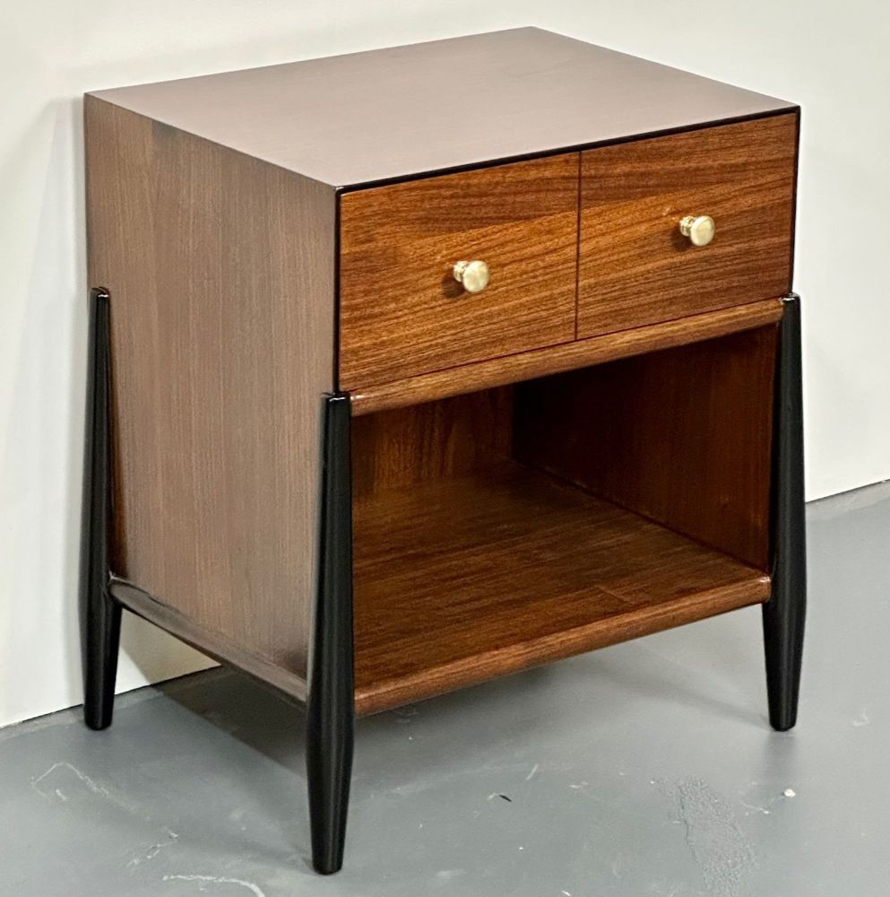 Mid Century Modern Bedroom Set, Dresser, Chest, Nightstand, W. Michigan Furn. Co