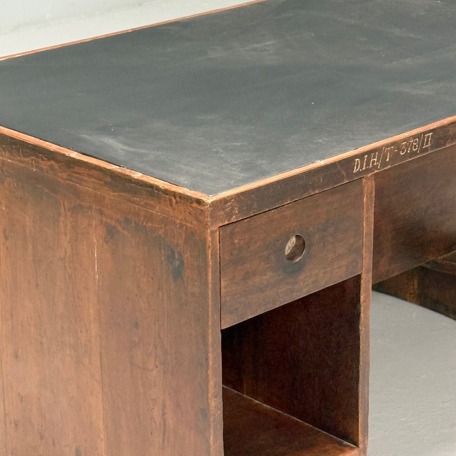 Pierre Jeanneret, French Mid-Century Modern, Pigeonhole Desk, Teak, Chandigarh