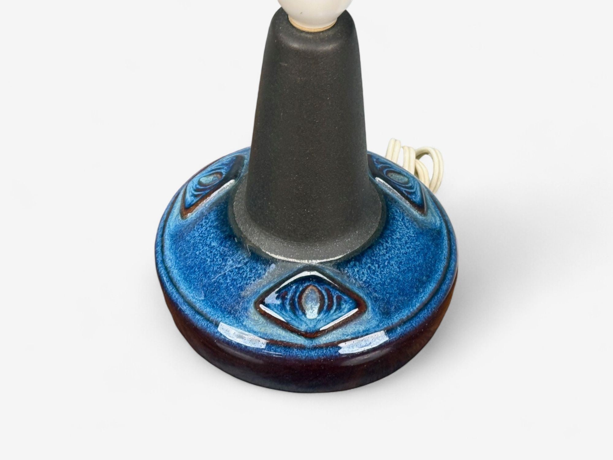 Søholm Stentøj, Glazed Stoneware, Table Lamps, Denmark, 1970s