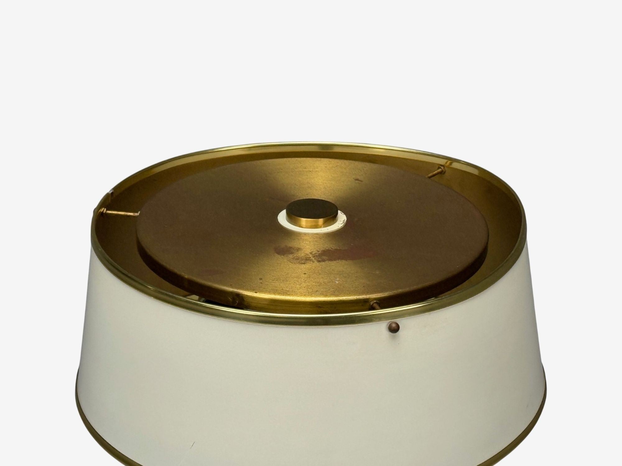 Boréns Borås, Brass, Metal, Table Lamp, Sweden, 1950s