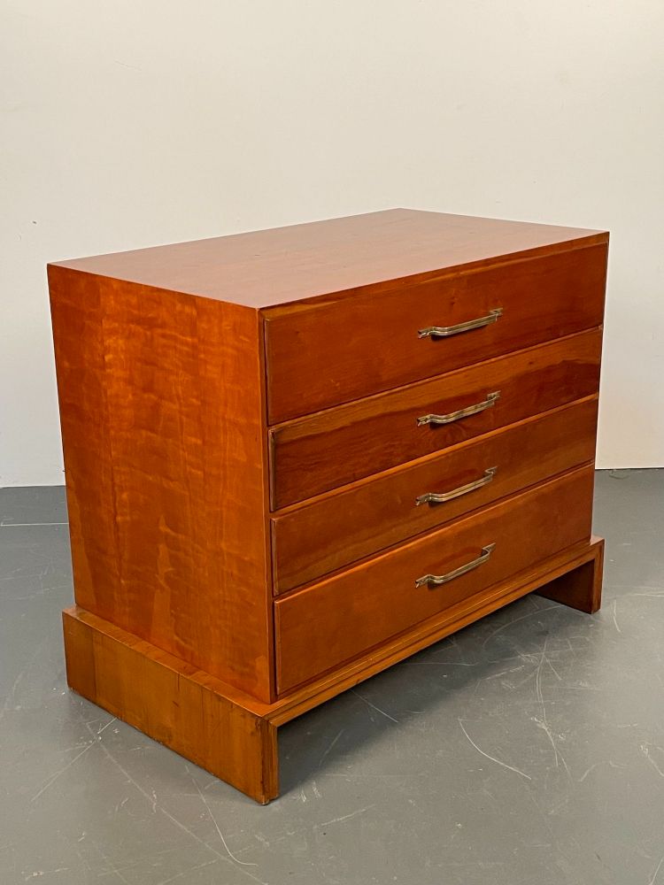 Mid-Century Modern Chest / Dresser, Tommi Parzinger for Charak Modern, Cherry