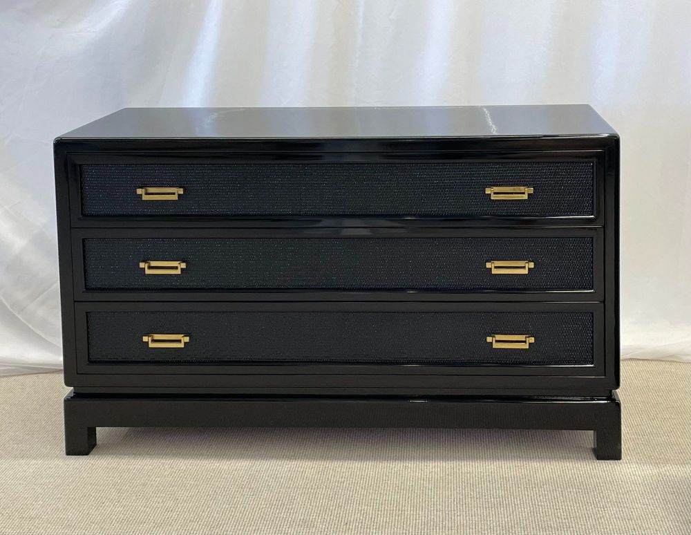 Pair of Mid-Century Modern Cabinets, Chests, Nightstands, Karl Springer Style
