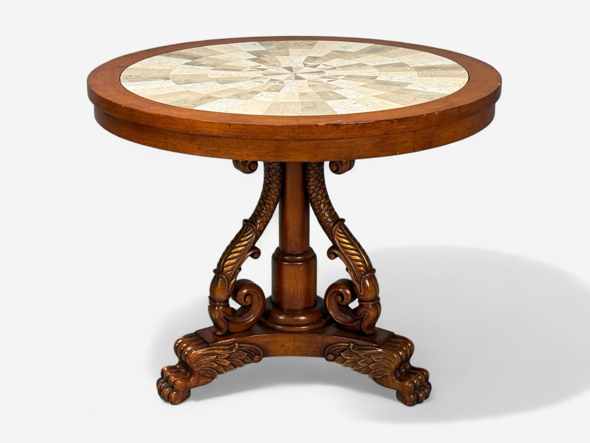 Regency Style, Pine, Stone, Accent Tables, USA, 20th c.