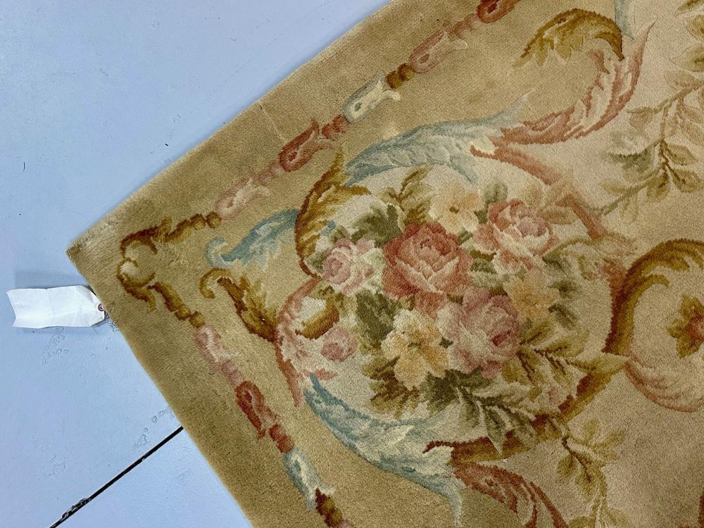 Palace Sized Indian Carpet having a French Design, 2000s, 12 by 18 Feet