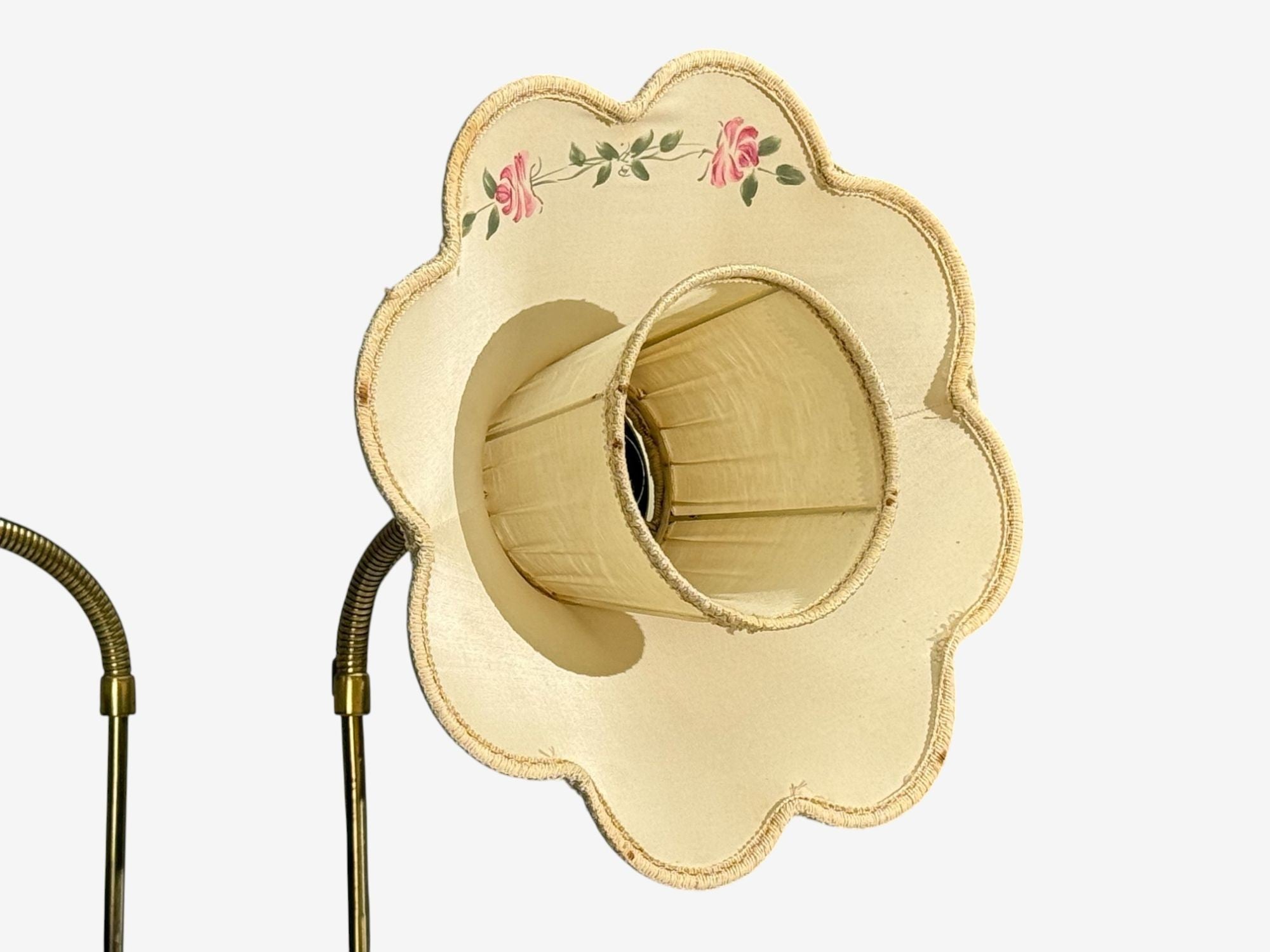 Swedish Modern, Adjustable Floor Lamp, Wood, Metal, Sweden, 1950s