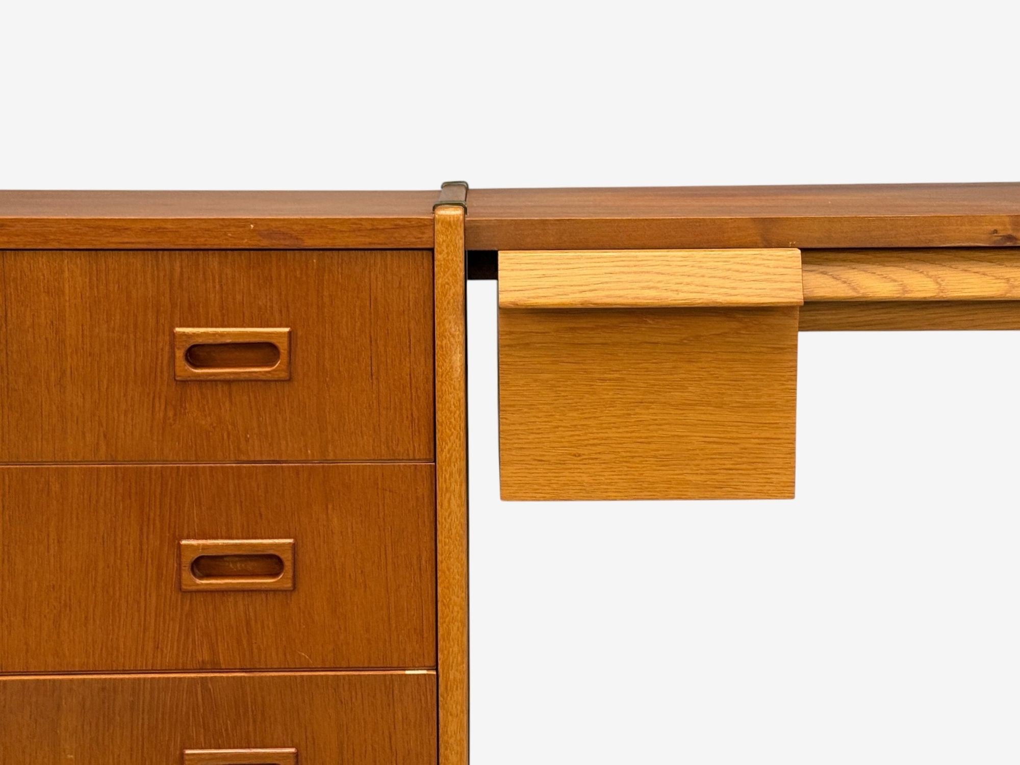 Bertil Fridhagen, Swedish Modern, Writing Desk or Vanity, Teak, Sweden, 1960s