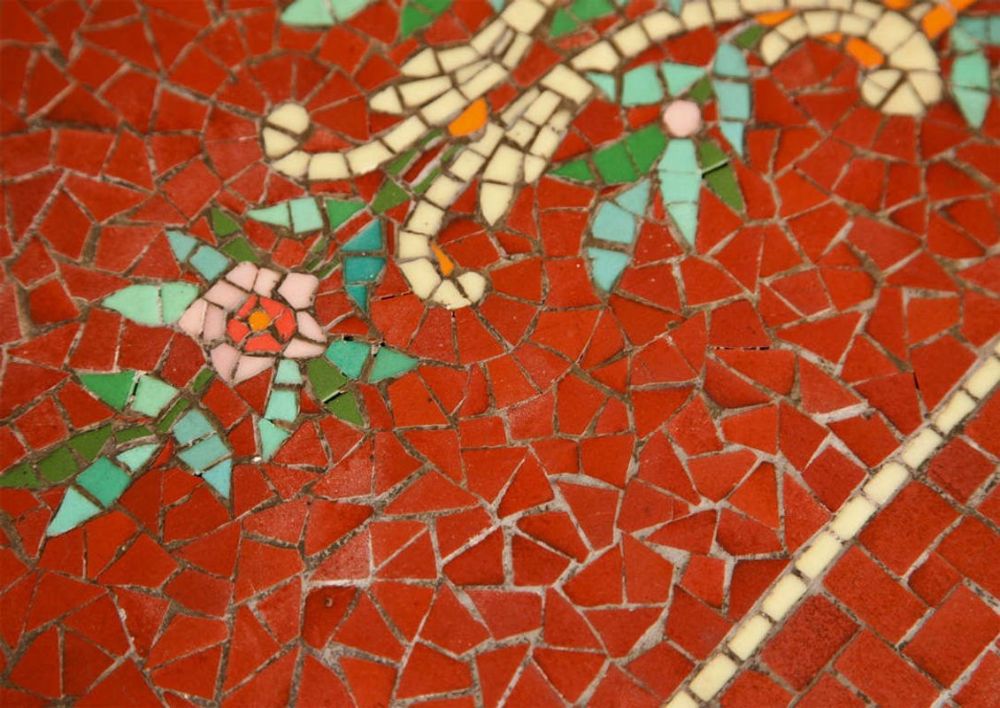 Micromosaic Tile Coffee Cocktail Table