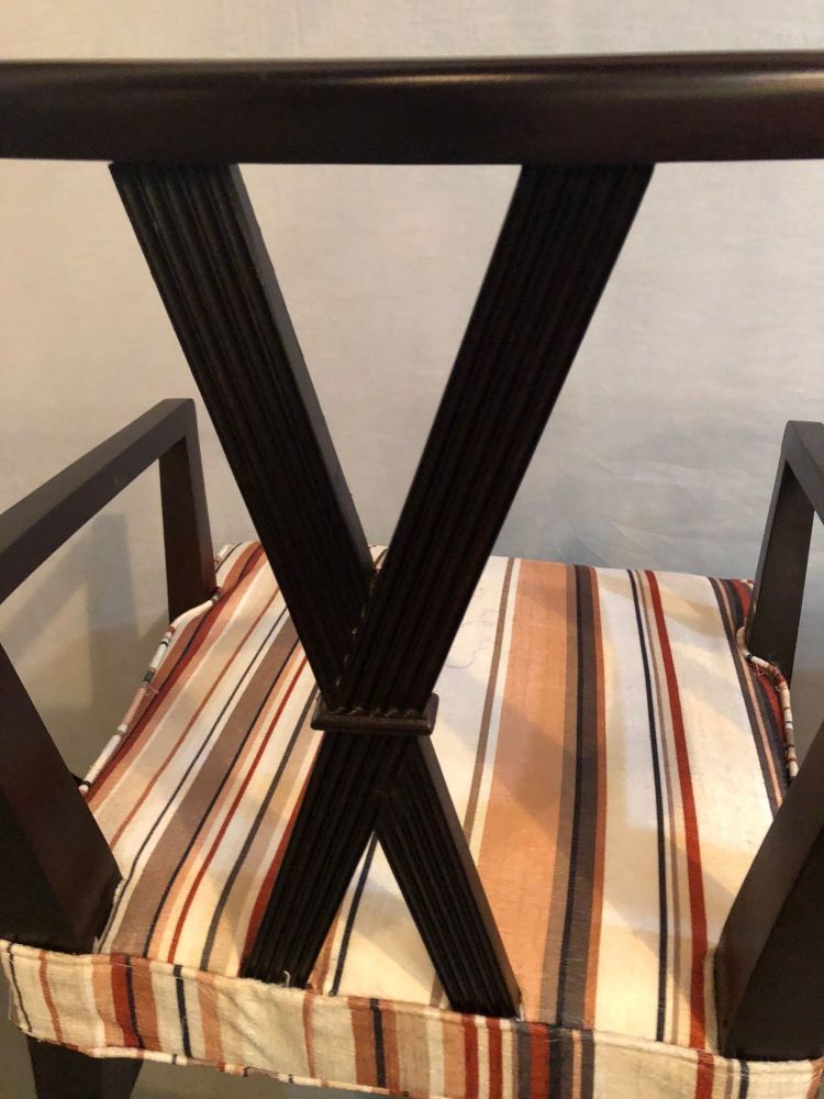 Set of Ten Tommi Parzinger Attributed Dining Room Chairs