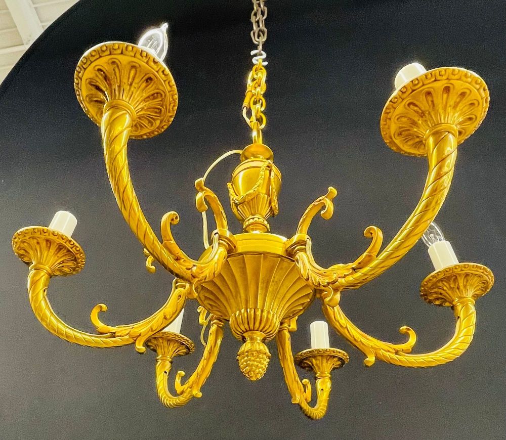Louis XVI Dore Bronze Chandelier