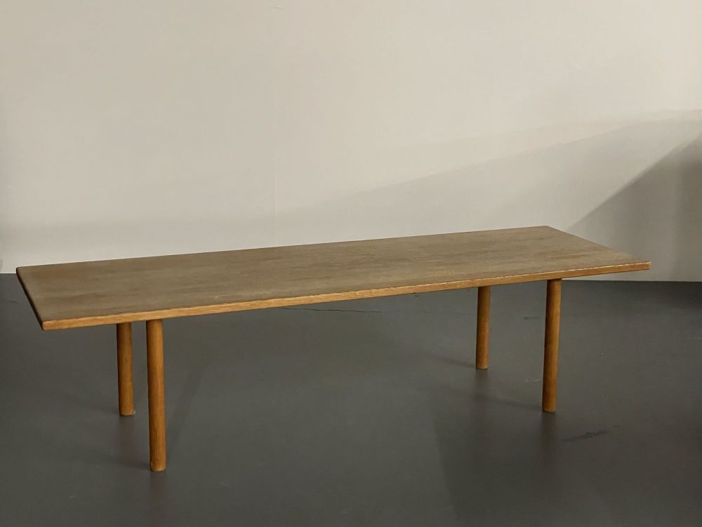 Mid-Century Modern Coffee Table by Hans Wegner, Oak, Hans J Wegner