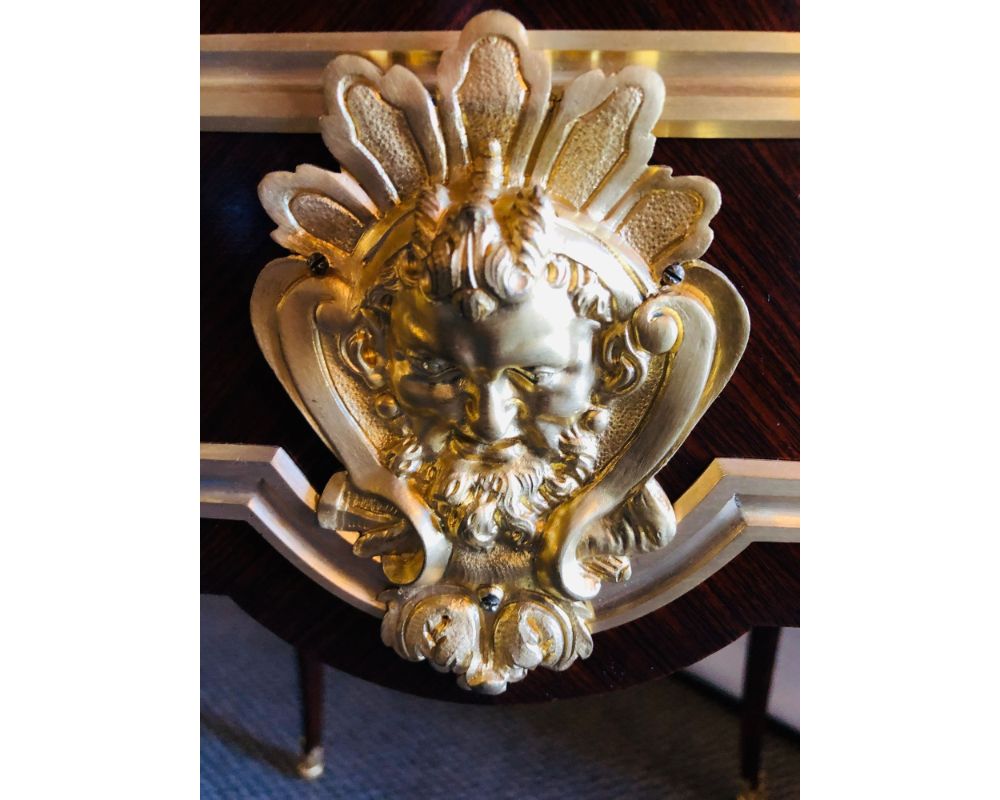 19th Century French Ormolu Folding Card Envelope Table, Signed P. Sormani