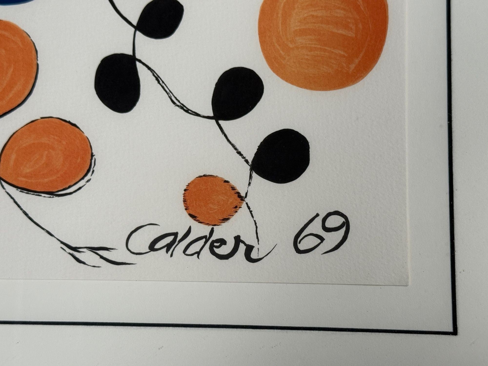Alexander Calder, "Spring Carnival" Authentic Lithograph, 1969