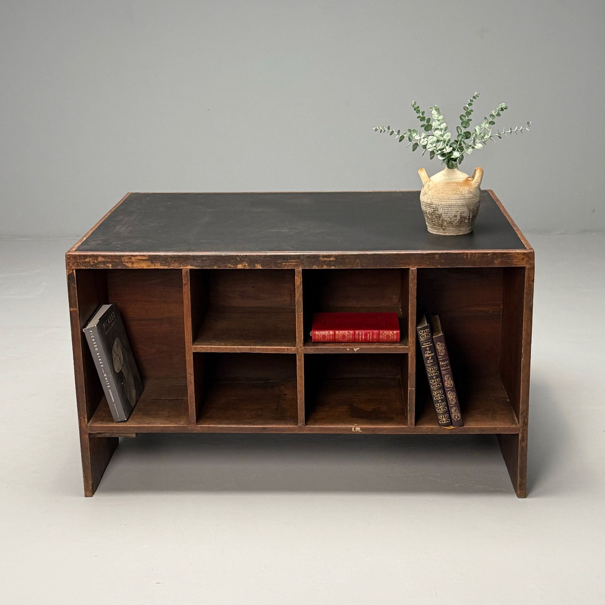 Pierre Jeanneret, French Mid-Century Modern, Pigeonhole Desk, Teak, Chandigarh