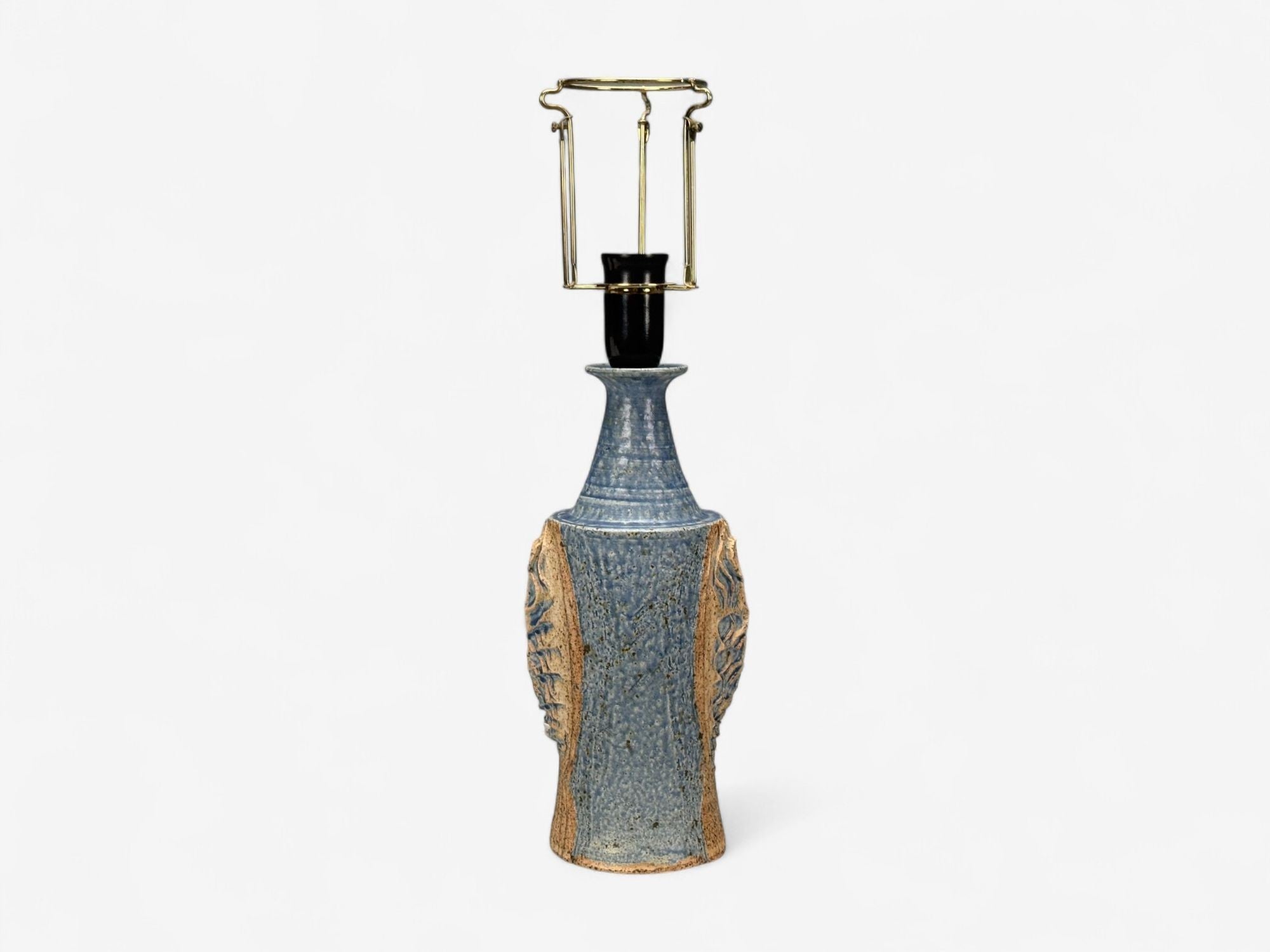 Lene Regius, Danish Modern, Stoneware, Table Lamp, Denmark, 1970s