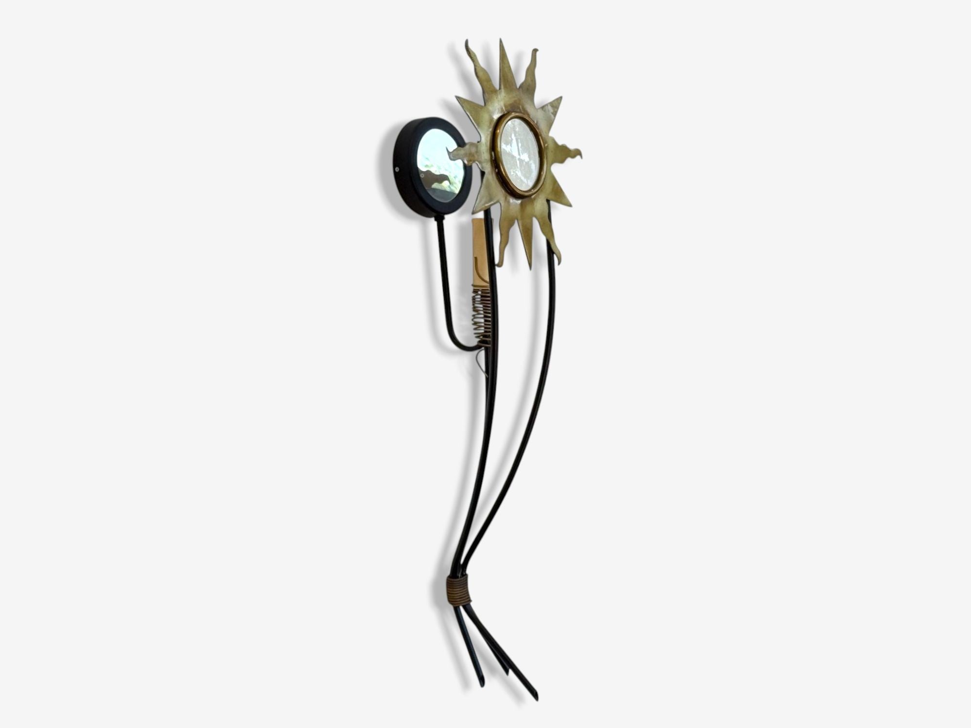 Maison Lunel Style, French Modern, Bronze, Steel, Wall Lights, 21st c.