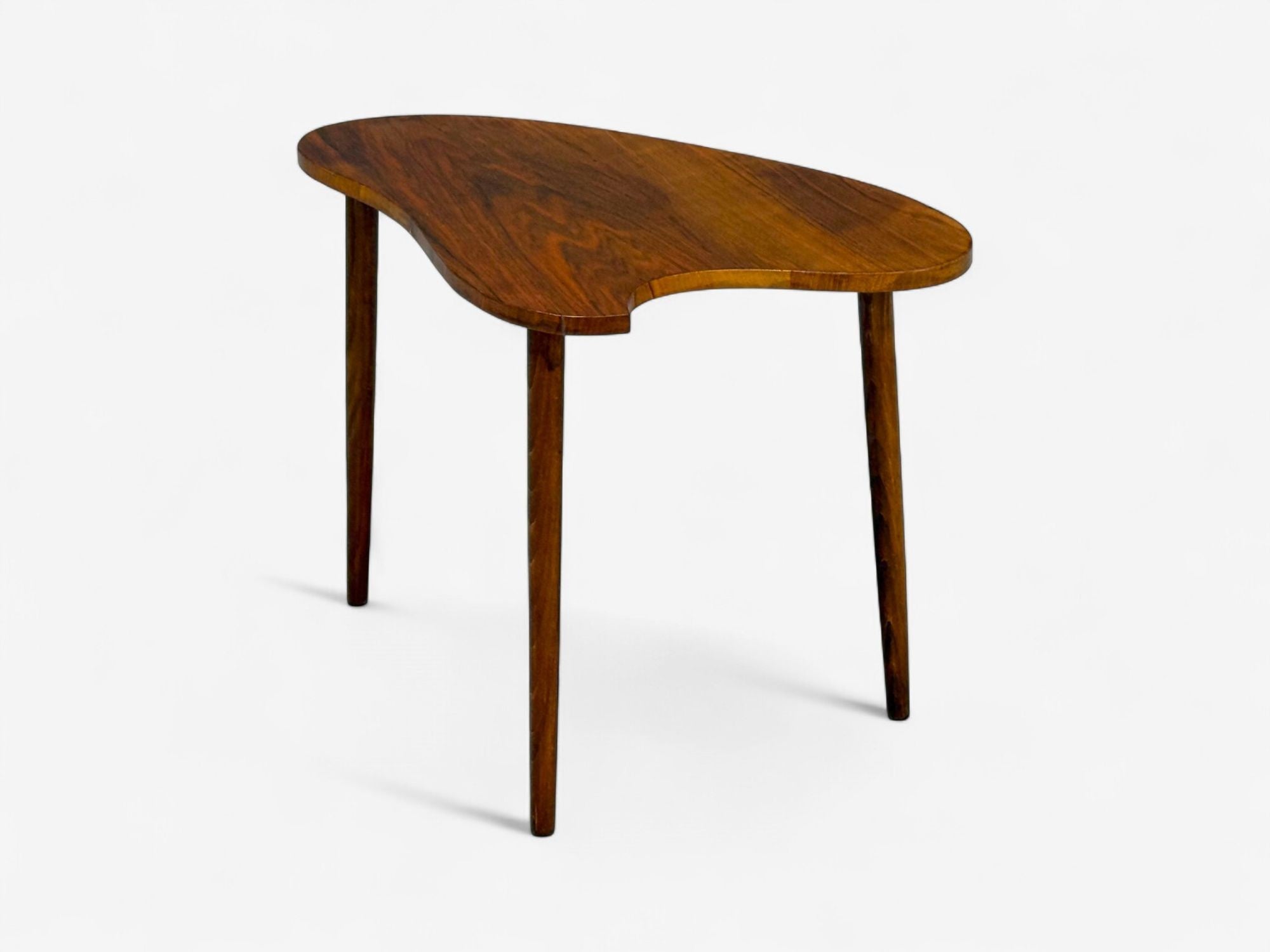 Danish Modern, Teak, Organic Form Side Table, Denmark, 1950s